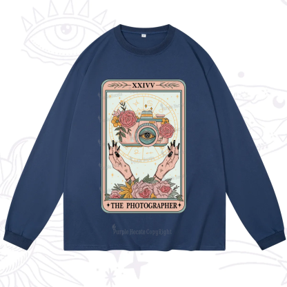 Purplehecate The Photographter Tarot Long Sleeve T-Shirt