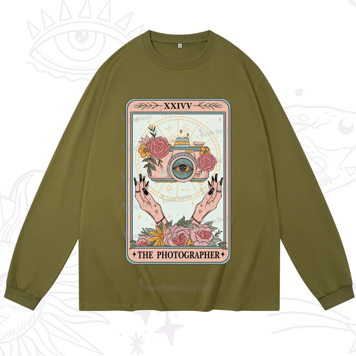 Purplehecate The Photographter Tarot Long Sleeve T-Shirt