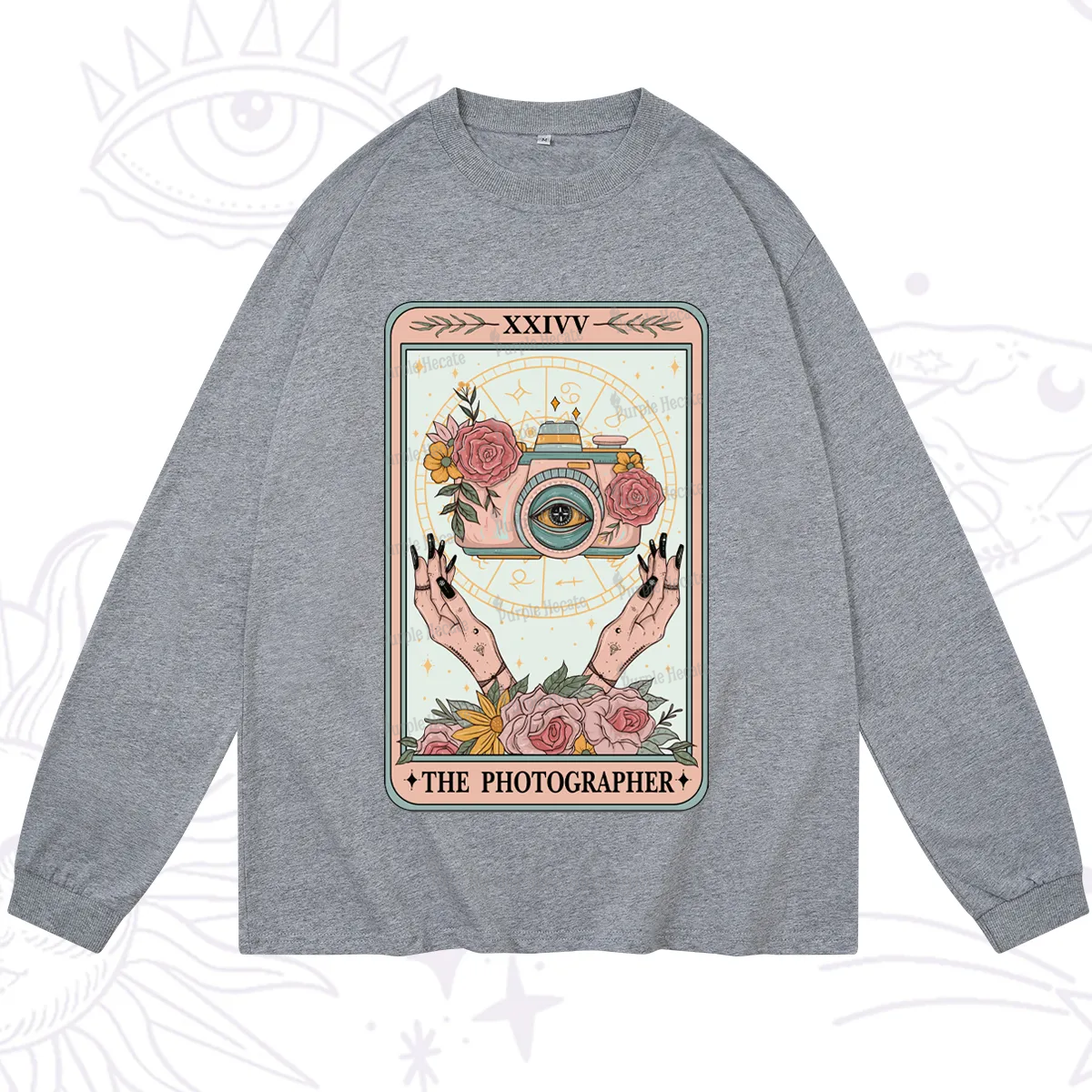 Purplehecate The Photographter Tarot Long Sleeve T-Shirt