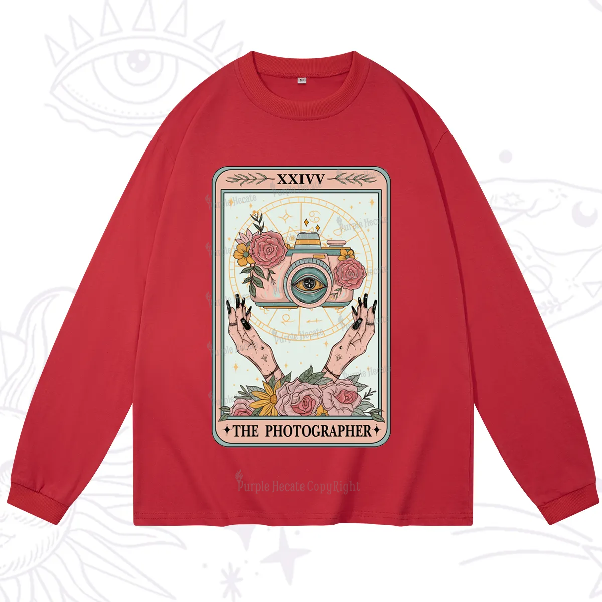 Purplehecate The Photographter Tarot Long Sleeve T-Shirt