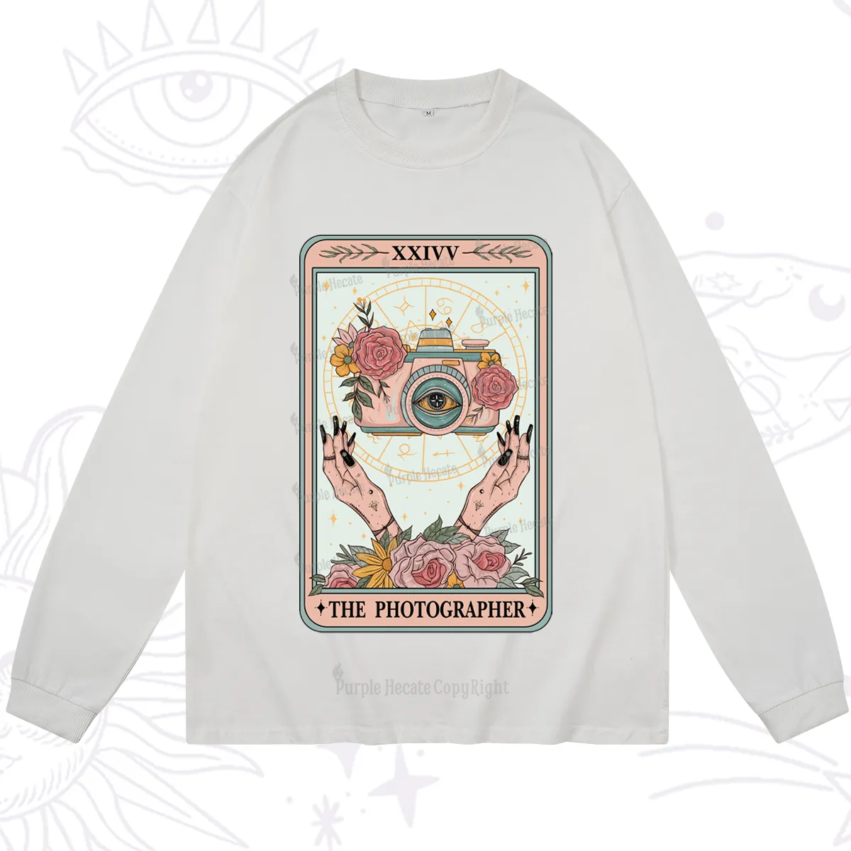 Purplehecate The Photographter Tarot Long Sleeve T-Shirt