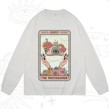 Purplehecate The Photographter Tarot Long Sleeve T-Shirt