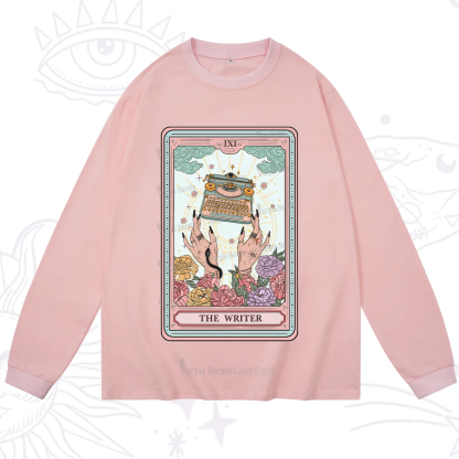 Purplehecate The Writer Tarot Card Long Sleeve T-Shirt