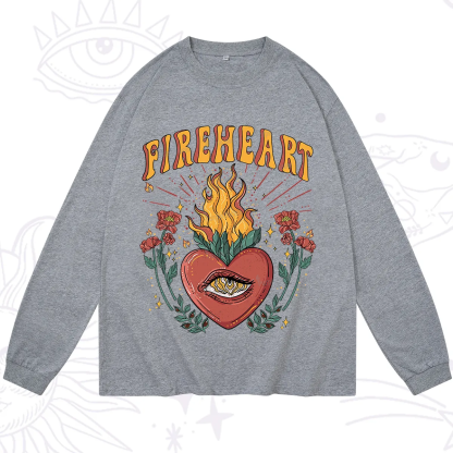 Purplehecate Fireheart Long Sleeve T-Shirt
