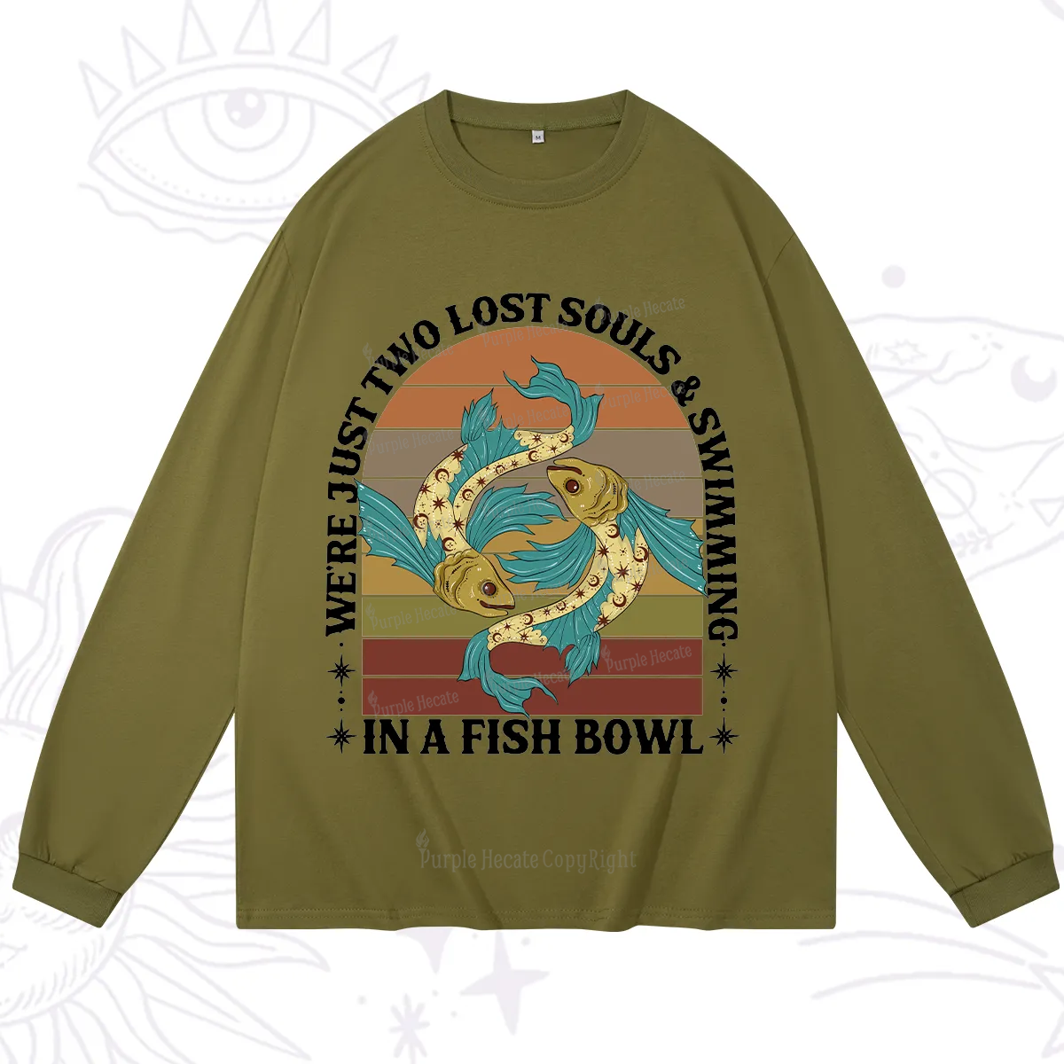 Purplehecate We're Just Two Lost Souls Swimming In A Fish Bowl Long Sleeve T-Shirt
