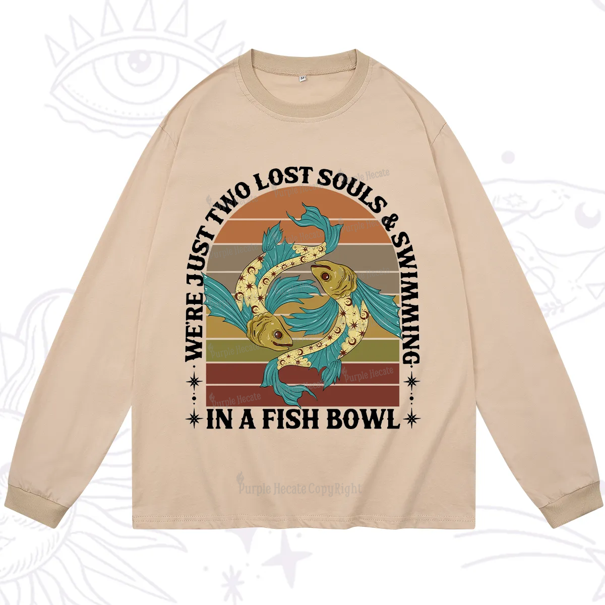 Purplehecate We're Just Two Lost Souls Swimming In A Fish Bowl Long Sleeve T-Shirt