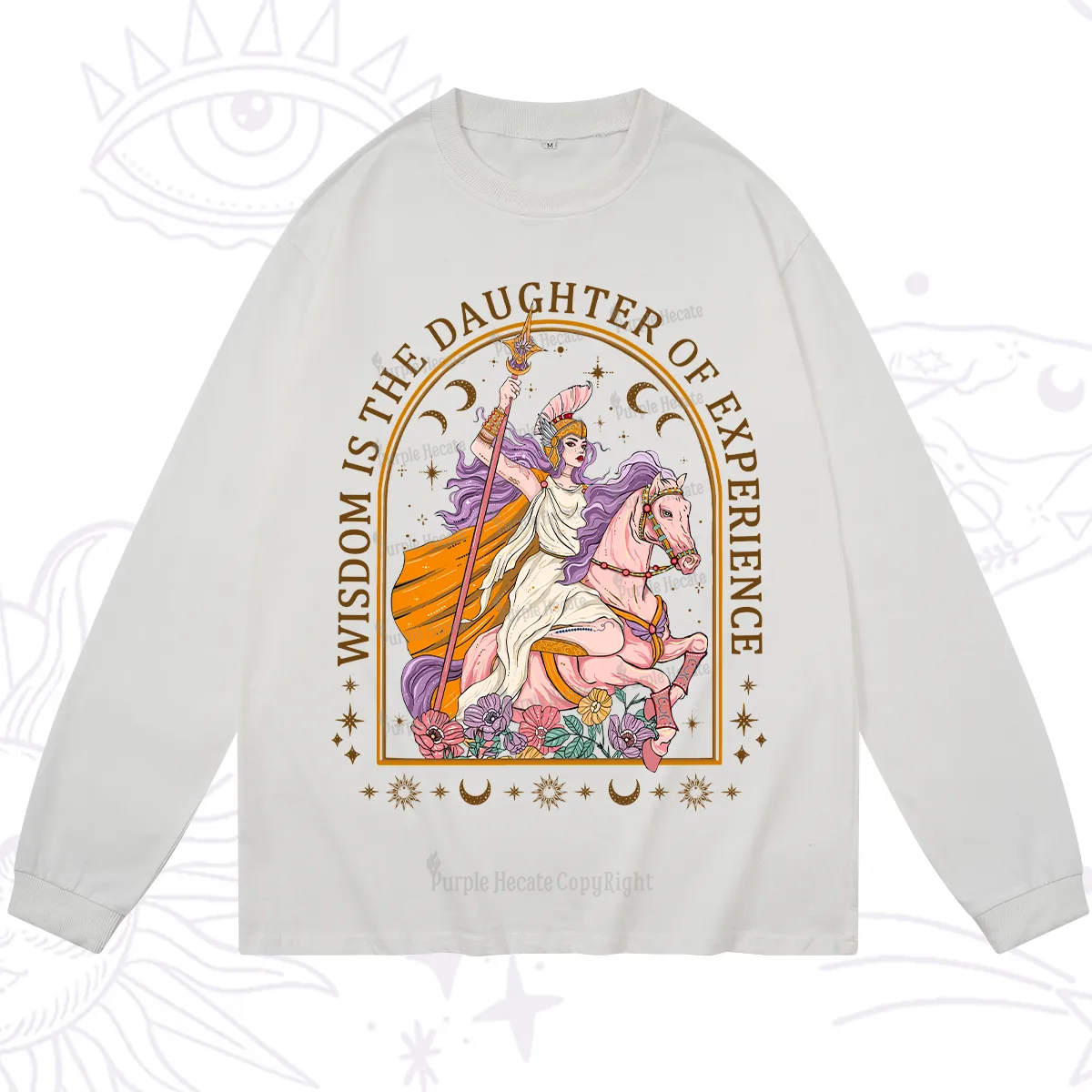 Purplehecate Wisdom Is The Daughter Of Experience Long Sleeve T-Shirt