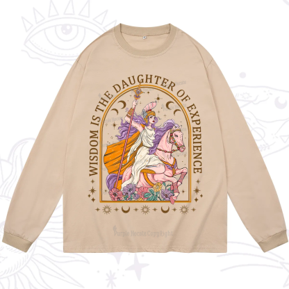 Purplehecate Wisdom Is The Daughter Of Experience Long Sleeve T-Shirt