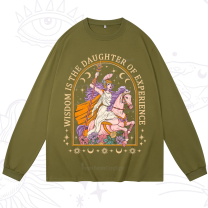 Purplehecate Wisdom Is The Daughter Of Experience Long Sleeve T-Shirt