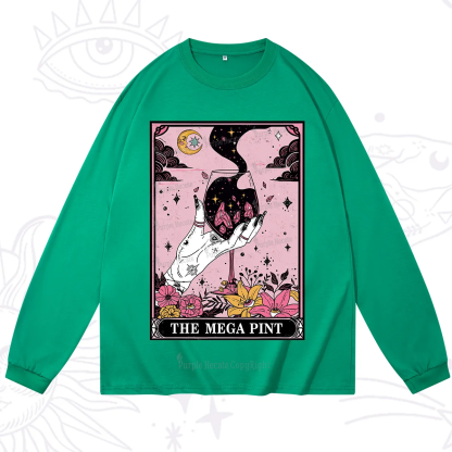 Purplehecate The Mega Pint Tarot Card Long Sleeve T-Shirt