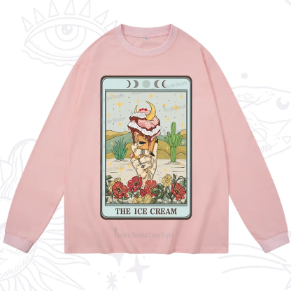 Purplehecate The Ice Cream Tarot Long Sleeve T-Shirt
