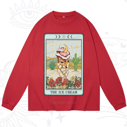 Purplehecate The Ice Cream Tarot Long Sleeve T-Shirt