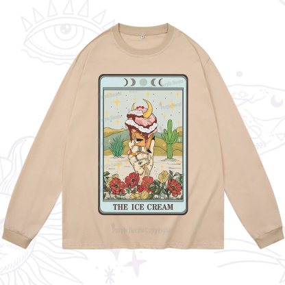 Purplehecate The Ice Cream Tarot Long Sleeve T-Shirt
