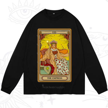 Purplehecate The Empress Tarot Long Sleeve T-Shirt