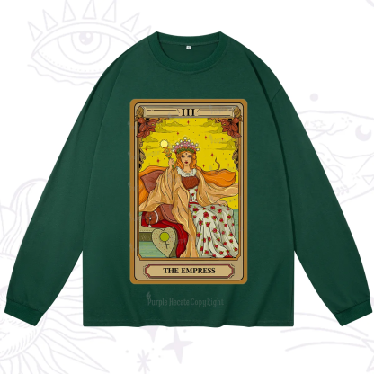 Purplehecate The Empress Tarot Long Sleeve T-Shirt