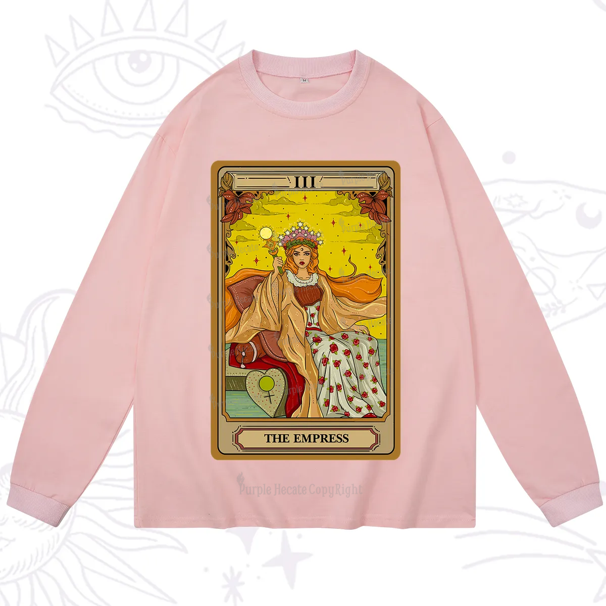 Purplehecate The Empress Tarot Long Sleeve T-Shirt