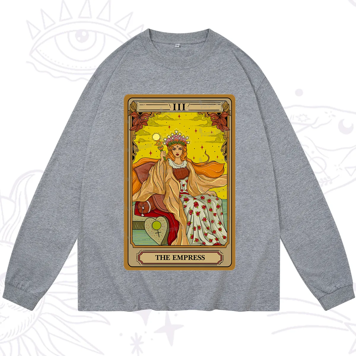 Purplehecate The Empress Tarot Long Sleeve T-Shirt