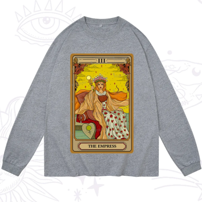 Purplehecate The Empress Tarot Long Sleeve T-Shirt