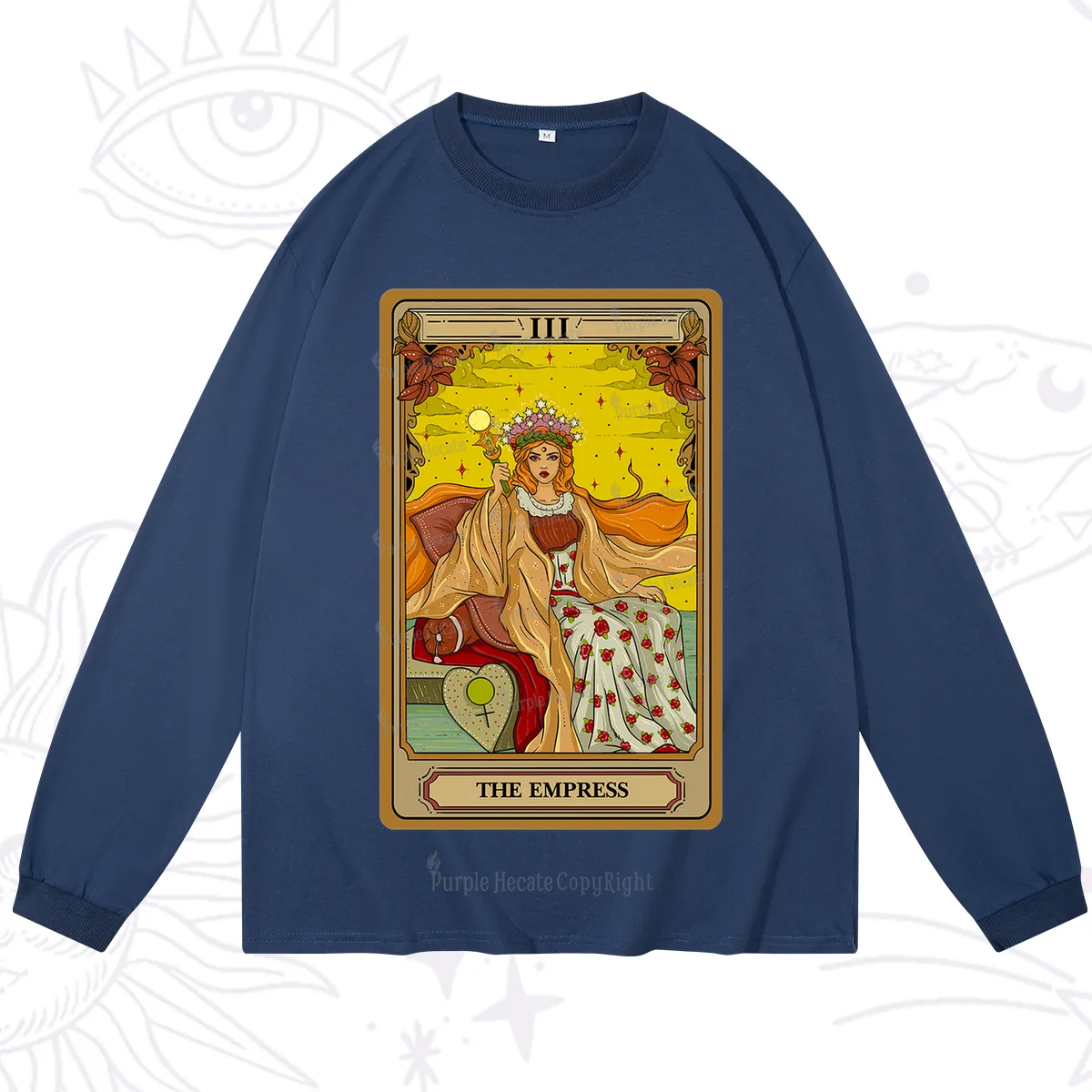 Purplehecate The Empress Tarot Long Sleeve T-Shirt