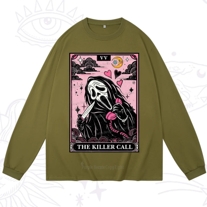 Purplehecate The Killer Call Tarot Long Sleeve T-Shirt