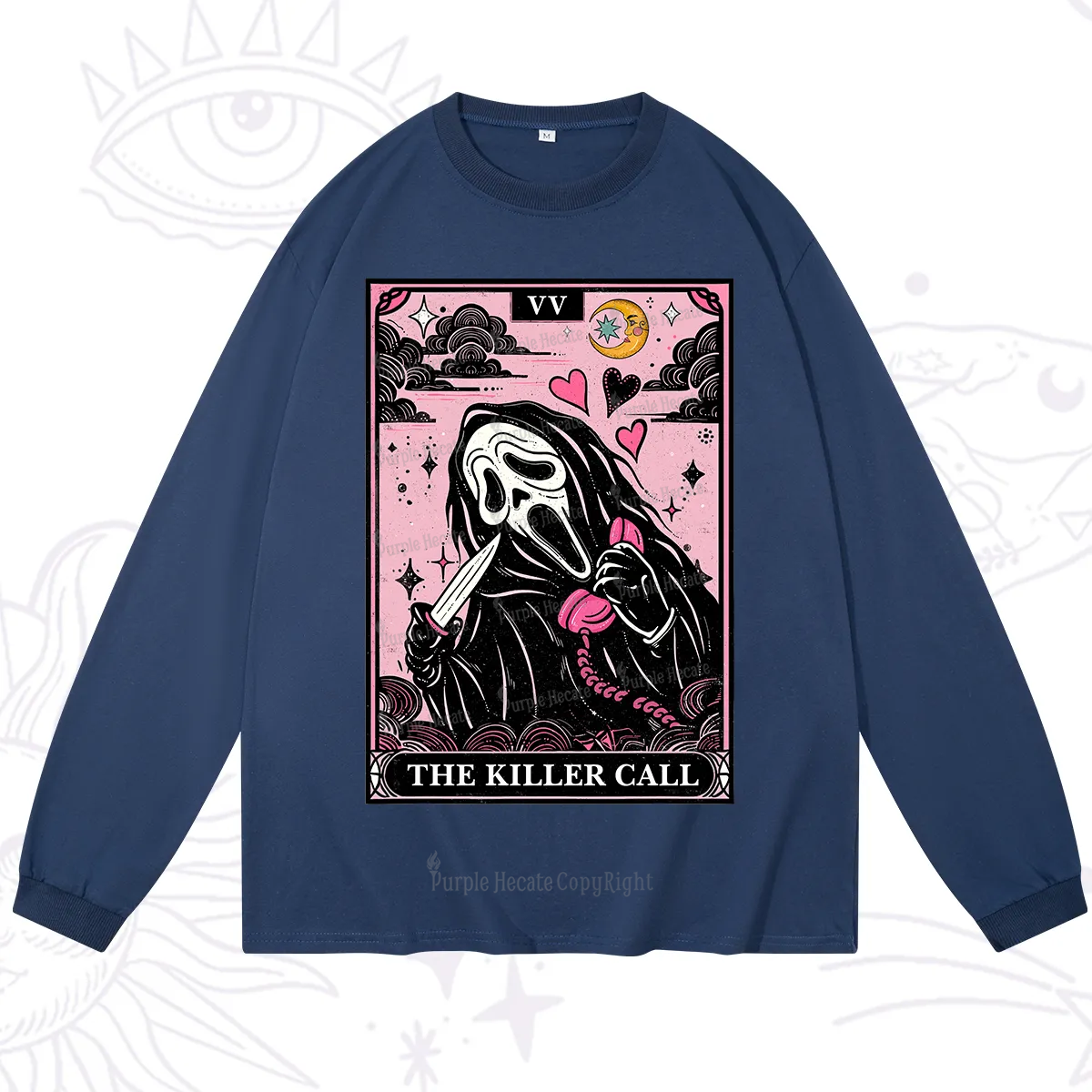 Purplehecate The Killer Call Tarot Long Sleeve T-Shirt