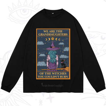 Purplehecate The Witches You Couldn't Burn Oracle Card Long Sleeve T-Shirt