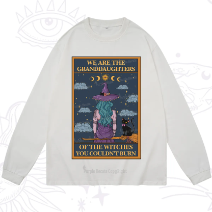 Purplehecate The Witches You Couldn't Burn Oracle Card Long Sleeve T-Shirt