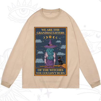 Purplehecate The Witches You Couldn't Burn Oracle Card Long Sleeve T-Shirt