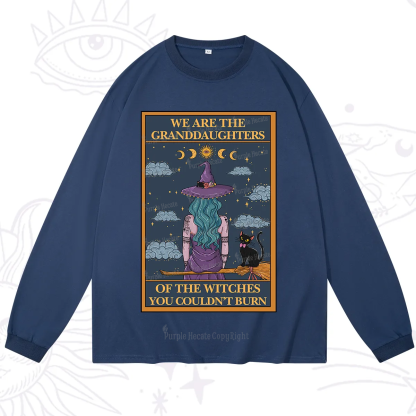 Purplehecate The Witches You Couldn't Burn Oracle Card Long Sleeve T-Shirt