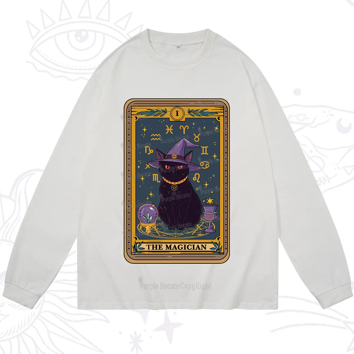 Purplehecate The Magician Tarot Long Sleeve T-Shirt