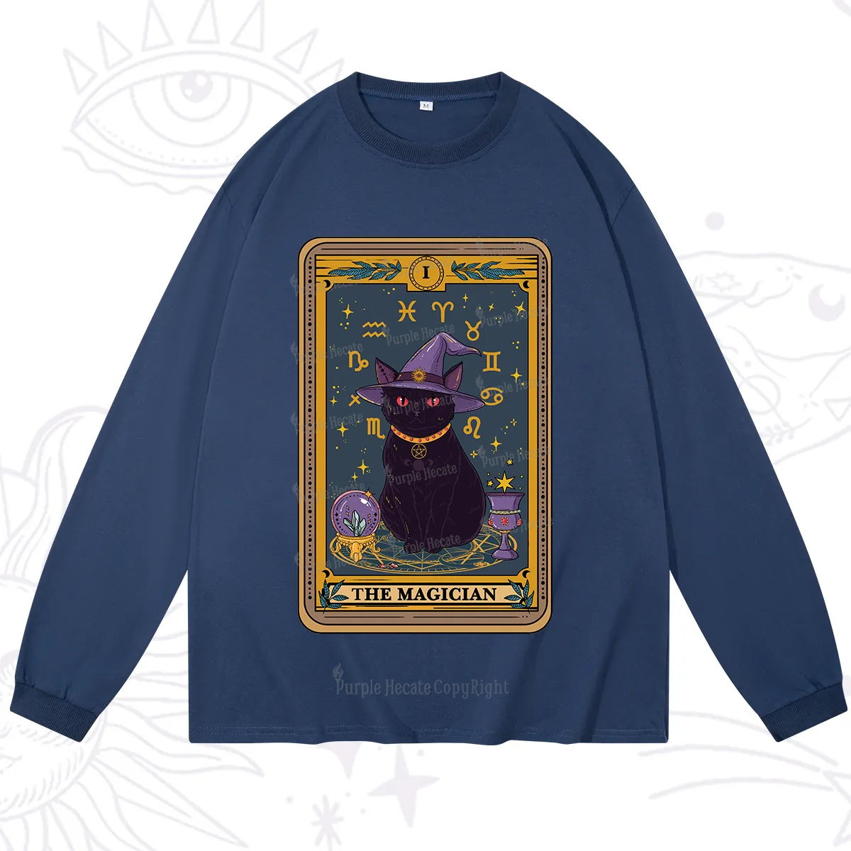 Purplehecate The Magician Tarot Long Sleeve T-Shirt