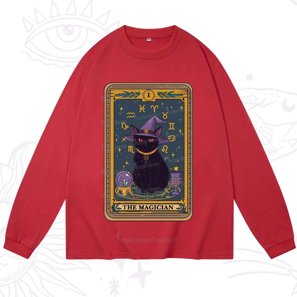 Purplehecate The Magician Tarot Long Sleeve T-Shirt