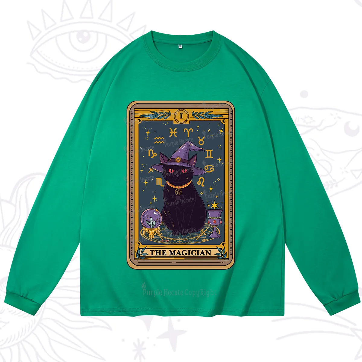 Purplehecate The Magician Tarot Long Sleeve T-Shirt