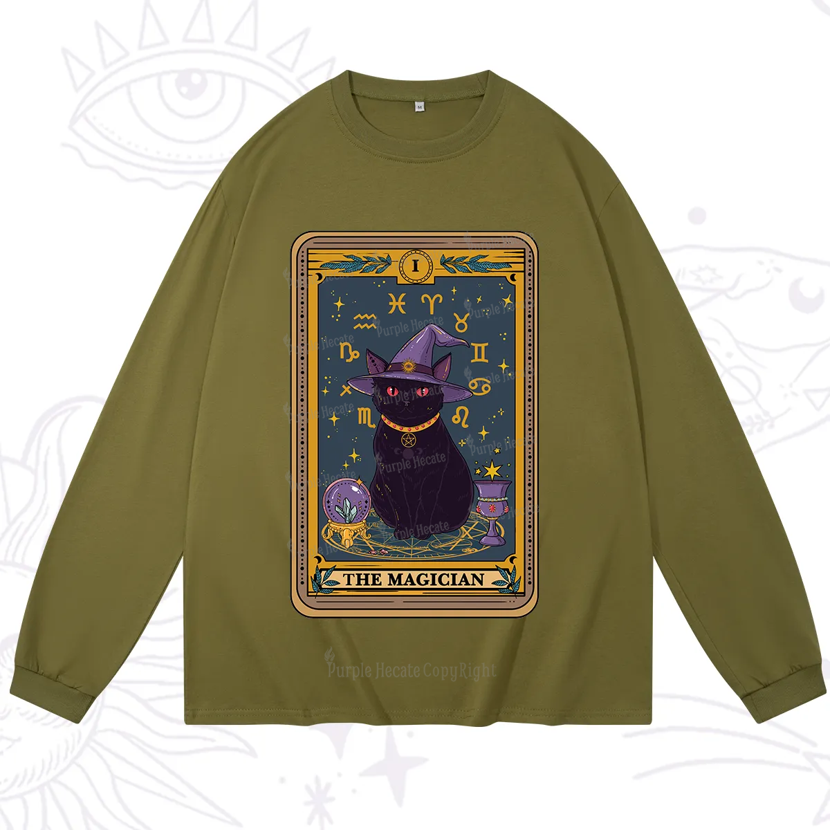 Purplehecate The Magician Tarot Long Sleeve T-Shirt