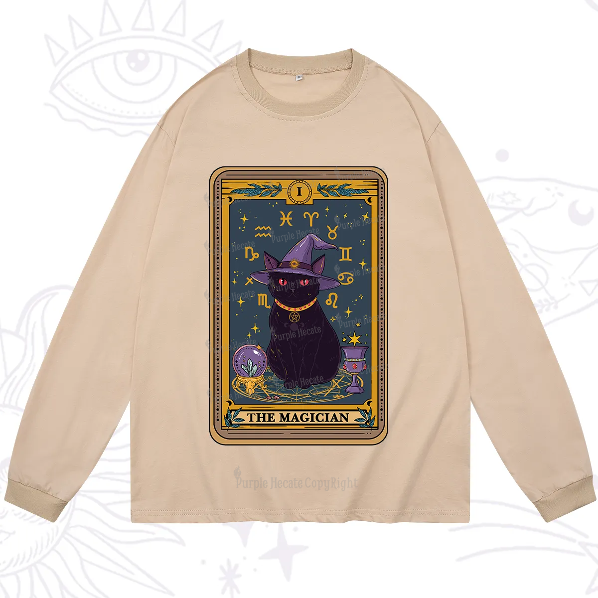 Purplehecate The Magician Tarot Long Sleeve T-Shirt