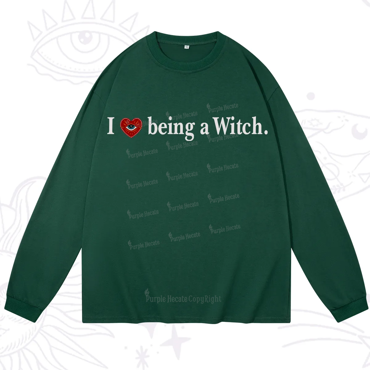 Purplehecate I Being A Witch Long Sleeve T-Shirt