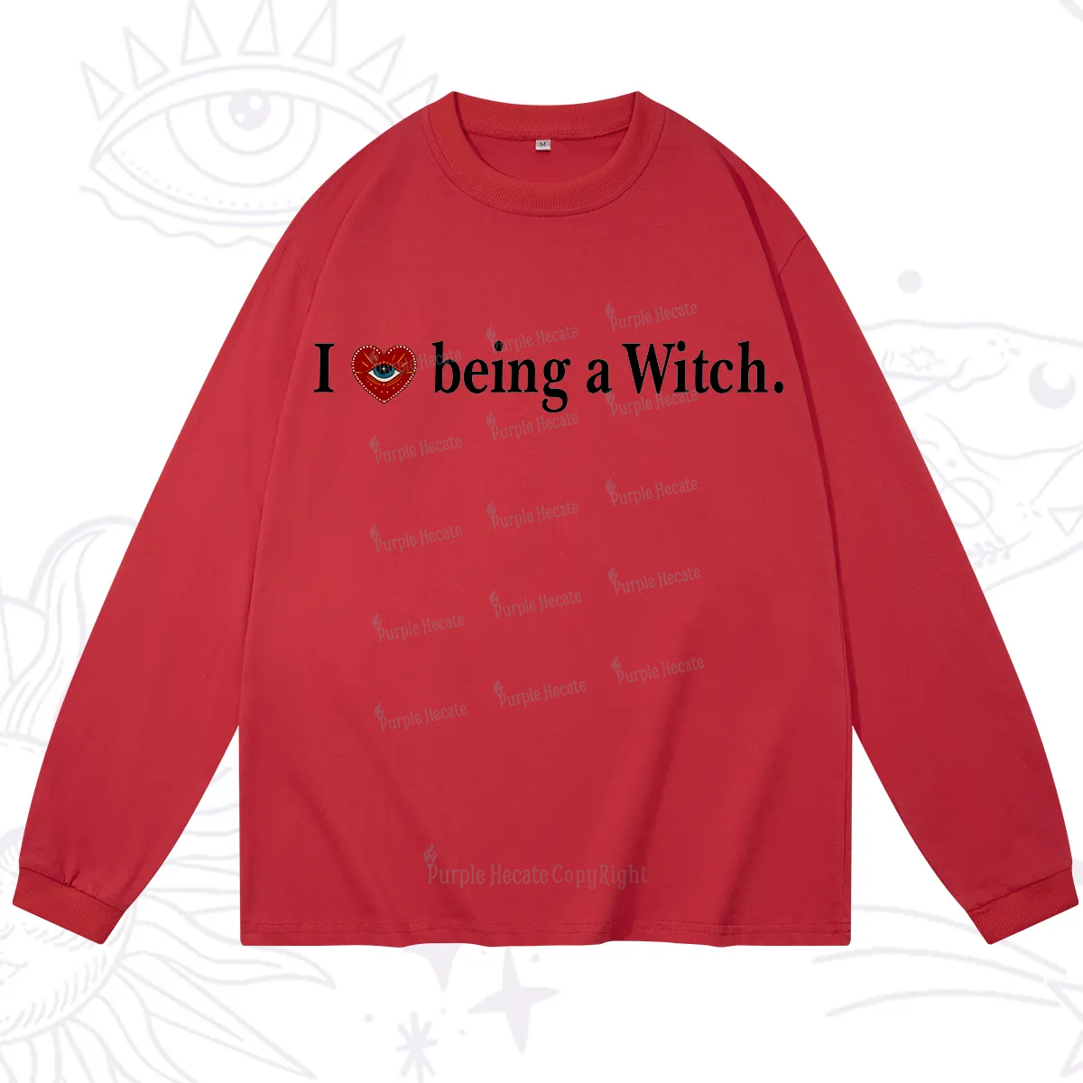 Purplehecate I Being A Witch Long Sleeve T-Shirt