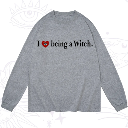 Purplehecate I Being A Witch Long Sleeve T-Shirt