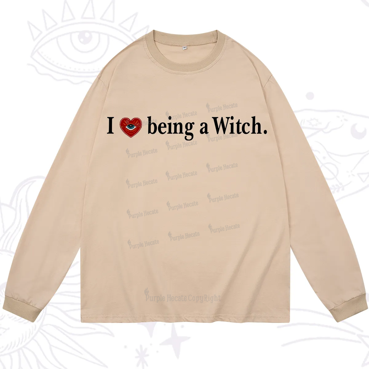 Purplehecate I Being A Witch Long Sleeve T-Shirt
