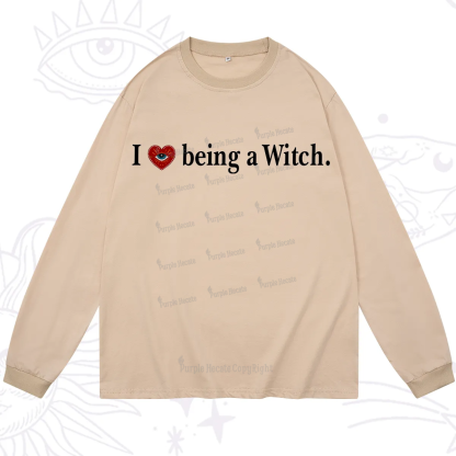 Purplehecate I Being A Witch Long Sleeve T-Shirt