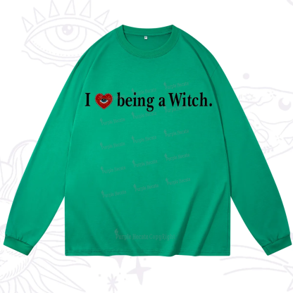 Purplehecate I Being A Witch Long Sleeve T-Shirt