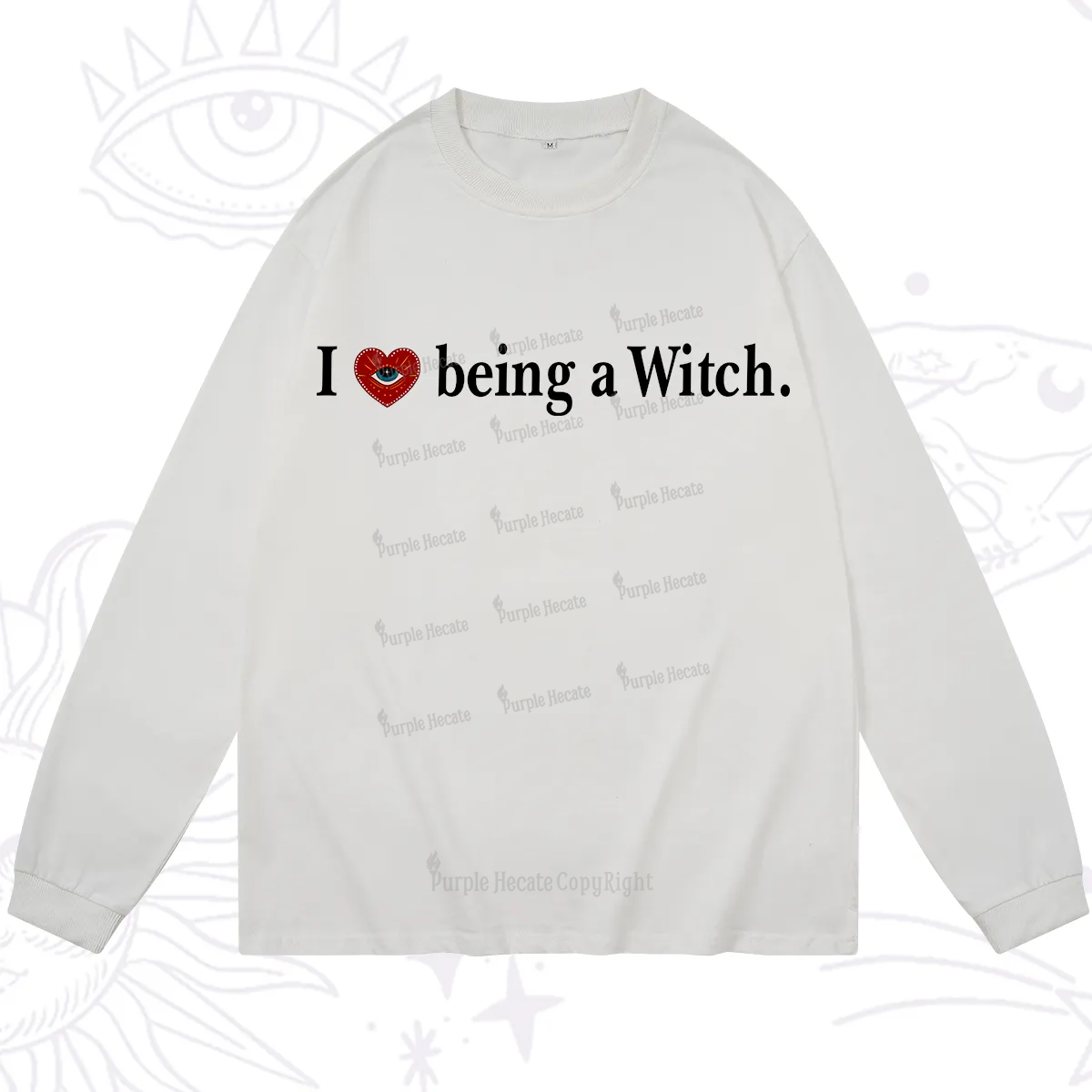 Purplehecate I Being A Witch Long Sleeve T-Shirt