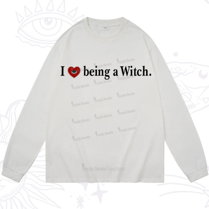 Purplehecate I Being A Witch Long Sleeve T-Shirt