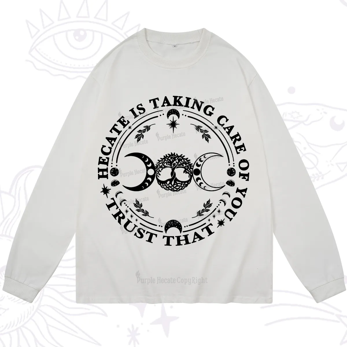 Purplehecate Hecate Is Taking Care Of You Long Sleeve T-Shirt