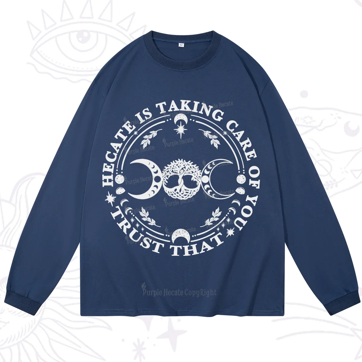Purplehecate Hecate Is Taking Care Of You Long Sleeve T-Shirt