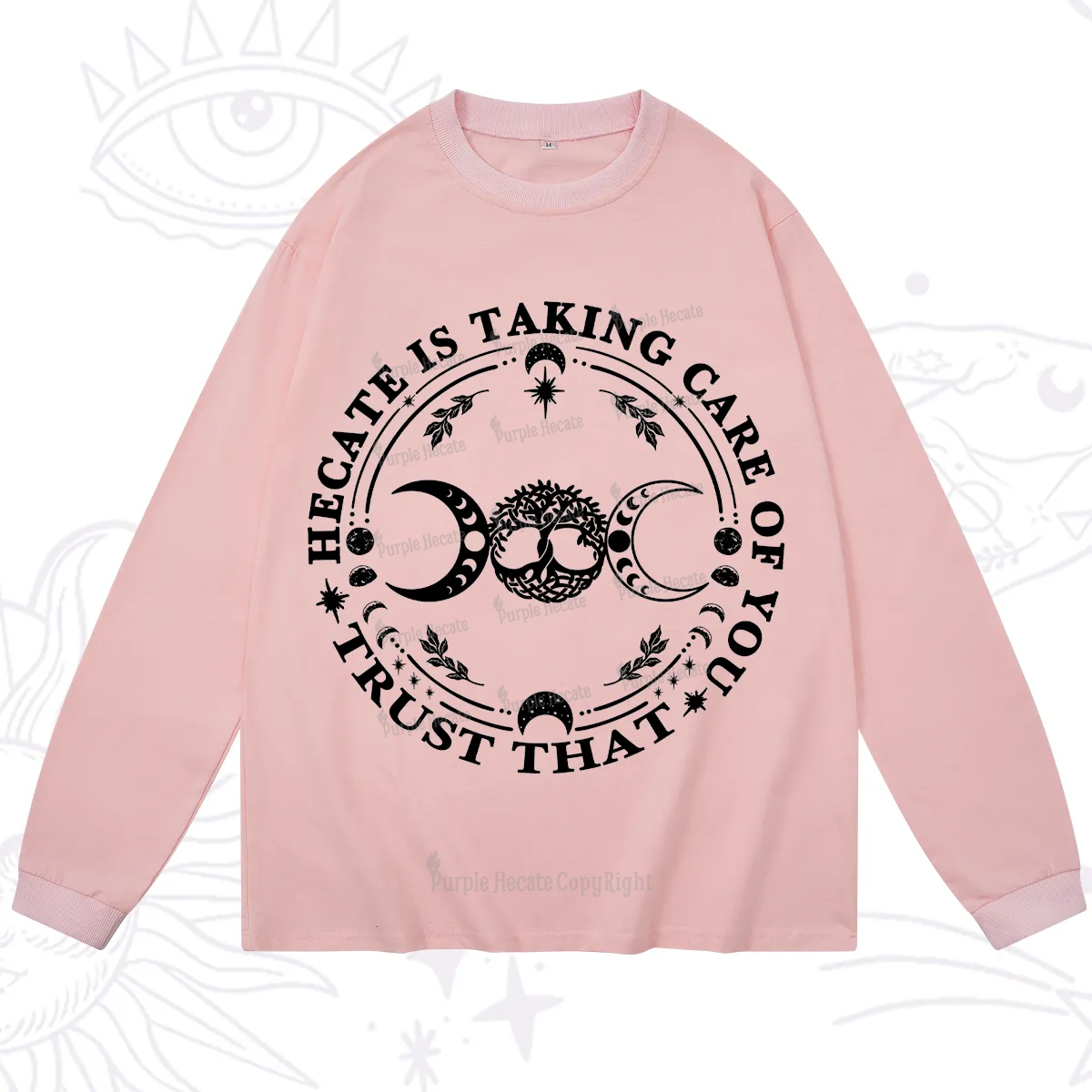 Purplehecate Hecate Is Taking Care Of You Long Sleeve T-Shirt