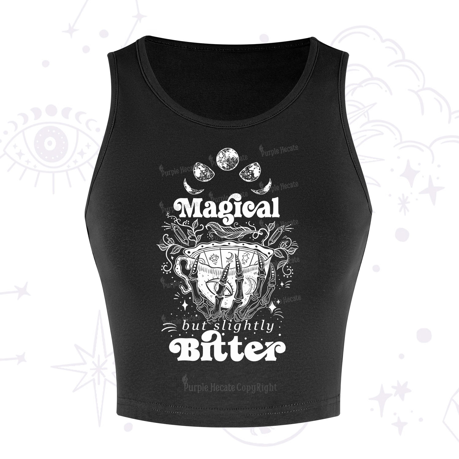 Purplehecate Magical But Slightly Bitter Crop Tank