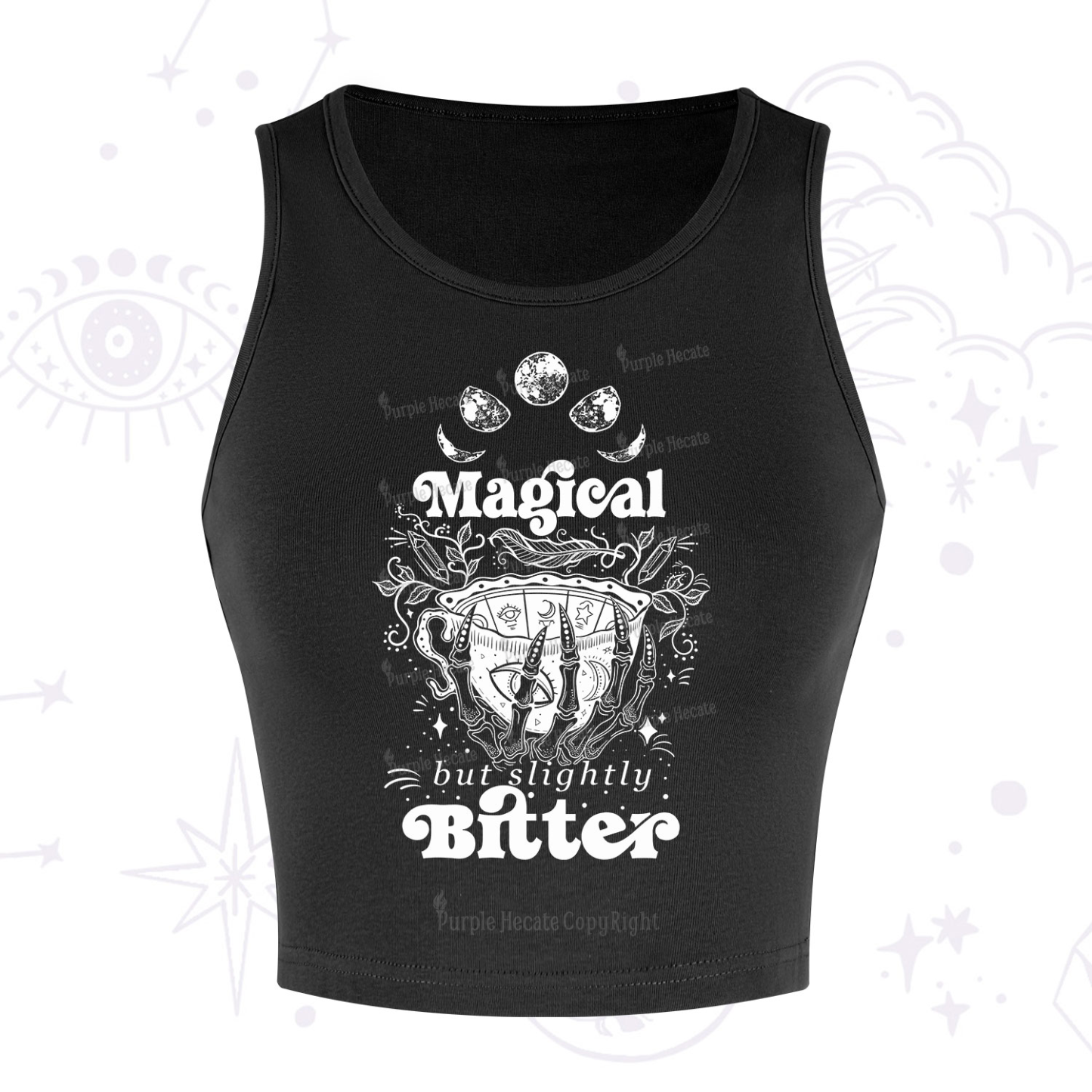 Purplehecate Magical But Slightly Bitter Crop Tank