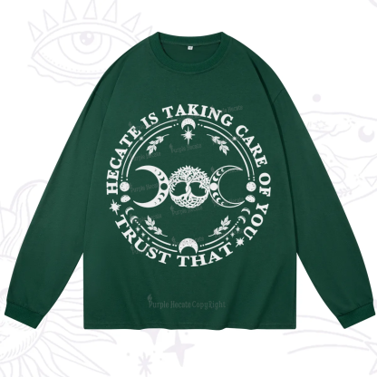 Purplehecate Hecate Is Taking Care Of You Long Sleeve T-Shirt