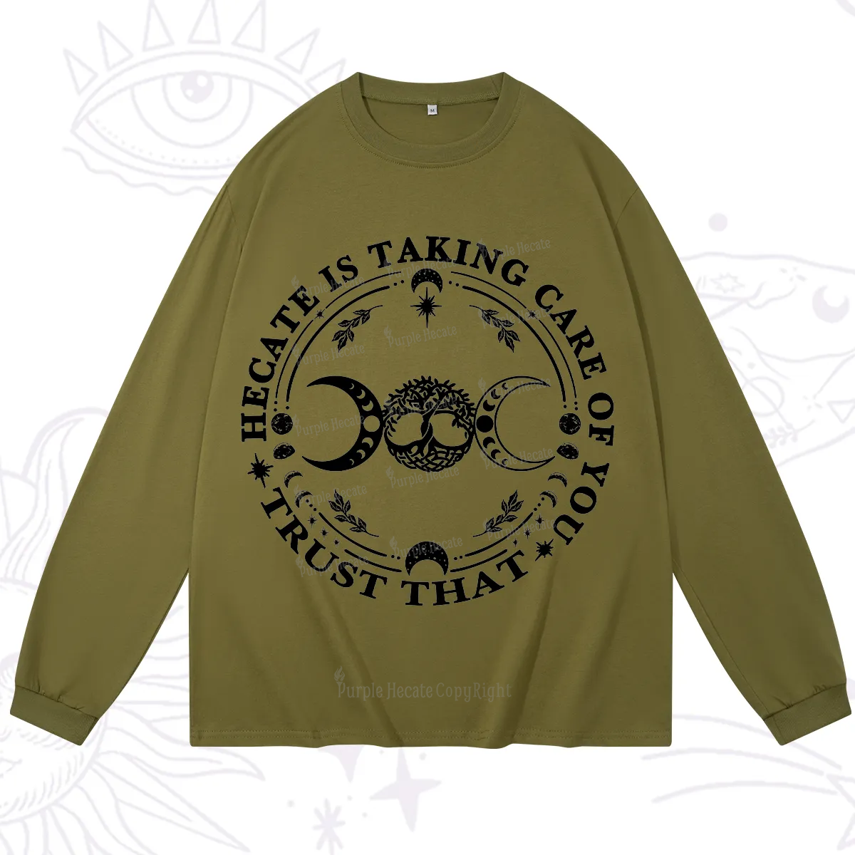 Purplehecate Hecate Is Taking Care Of You Long Sleeve T-Shirt